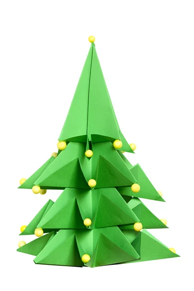 Árbol de Navidad de papel — Foto de Stock