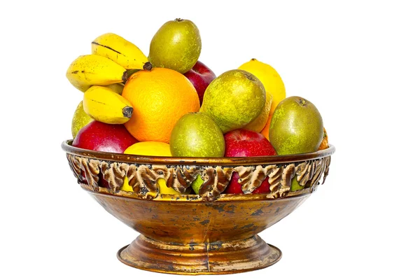 Fruit in de kom — Stockfoto