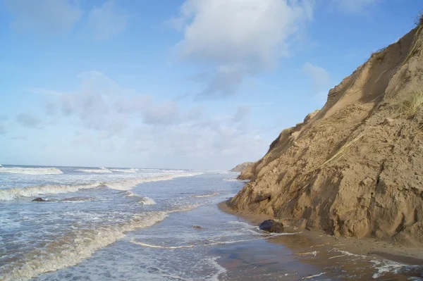 Marea alta en la playa — Foto de Stock