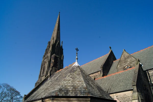 Gamla kyrkan i parbold, lancashire, england. — Stockfoto