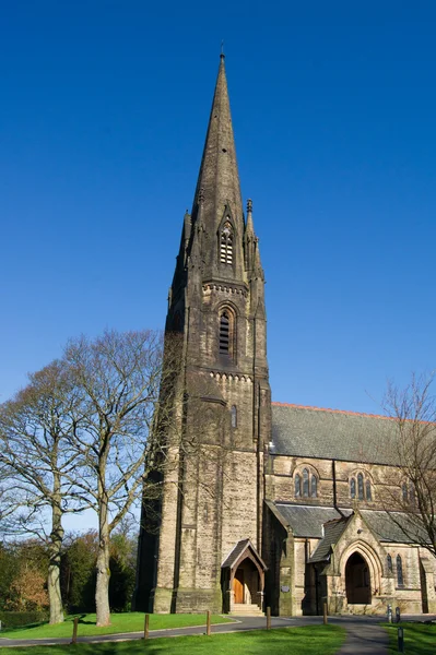 Igreja antiga em Parbold, Lancashire, Inglaterra . — Fotografia de Stock