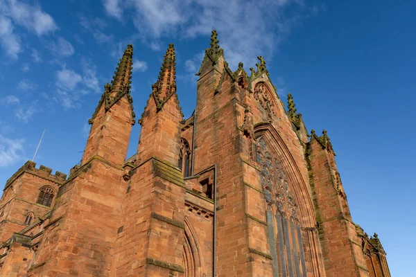 Cattedrale Carlisle Sole Primaverile Seconda Più Piccola Delle Antiche Cattedrali — Foto Stock