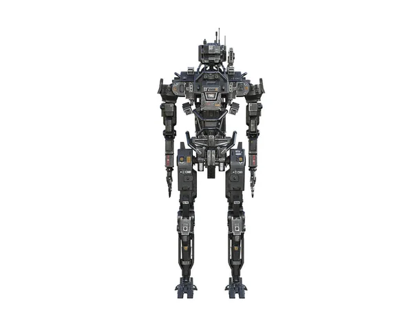 Robot! Fotoğraf kolajı ya da fotoğraf manipülasyonu için Clipart illülasyonu. 3 Boyutlu resimleme.