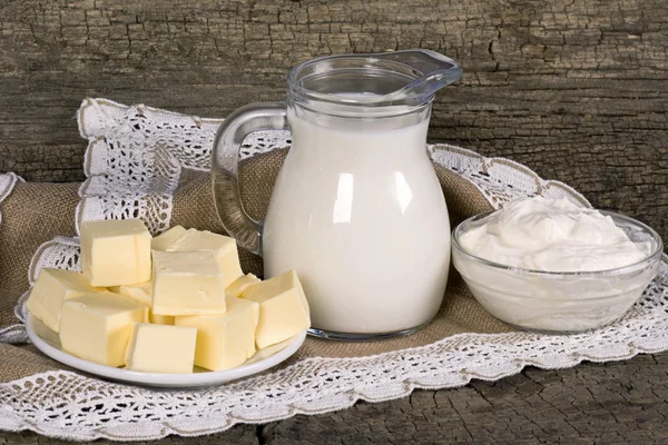 Молочные продукты — стоковое фото