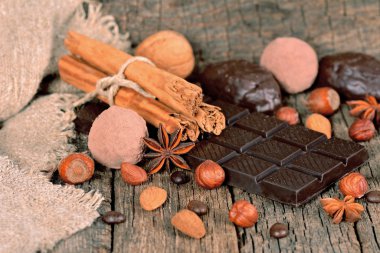 mantar ve Bitter çikolata