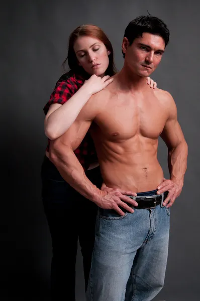 Sexy regency couple — Stock Photo, Image