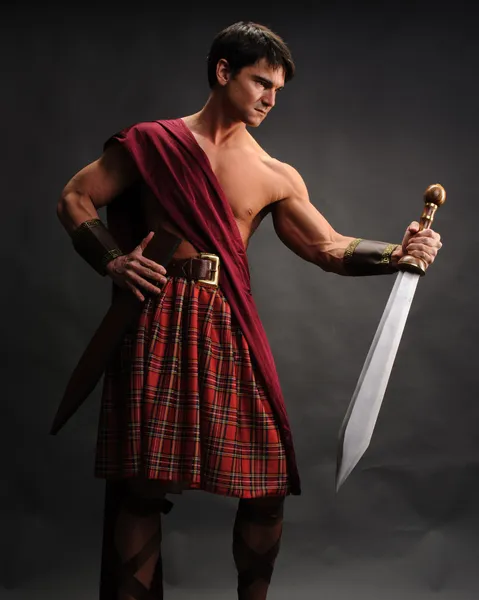 Skotský bojovník — Stock fotografie