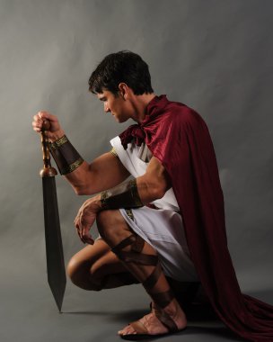 Roman warrior clipart