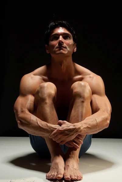 Sexy muž svalů — Stock fotografie