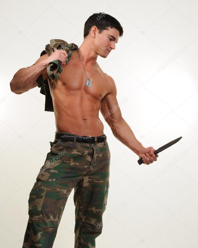 Sexy army man