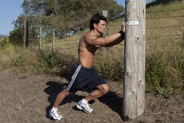 Homem Exercício — Fotografia de Stock