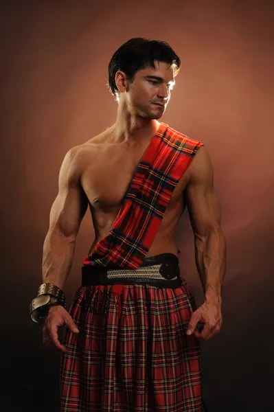 Hot highlander — Stock Photo, Image