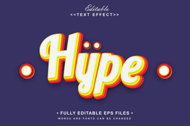 3D abartı metin efekti