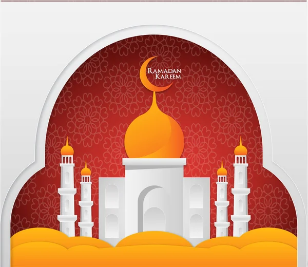3d kutsal ramazan tebrik kartı tasarımı