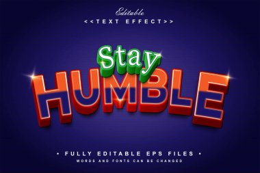 3ü mütevazı metin efekti olarak kalır