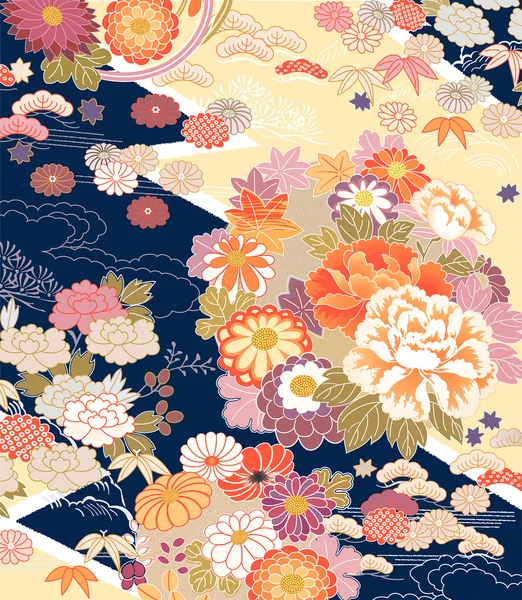 Kimono Bello — Archivo Imágenes Vectoriales