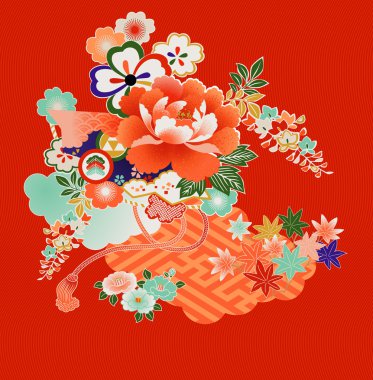 Vintage Japon kimono tasarımları