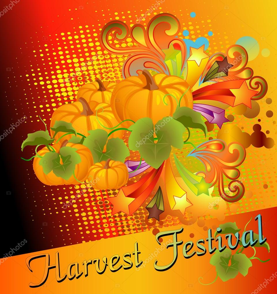 収穫祭ストックベクター ロイヤリティフリー収穫祭イラスト Depositphotos