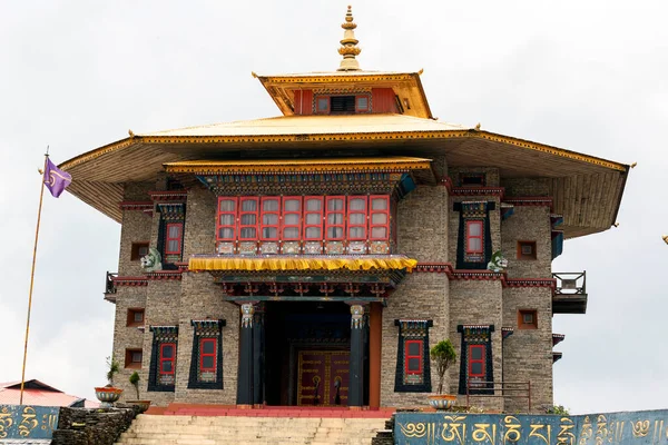 Gebouw Tathagata Tsal Sikkim Het Boeddha Park Van Ravangla Sikkim Stockafbeelding
