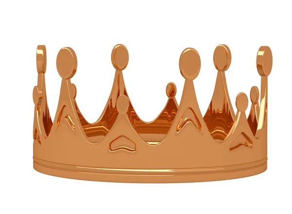 Crown2 dourado — Fotografia de Stock