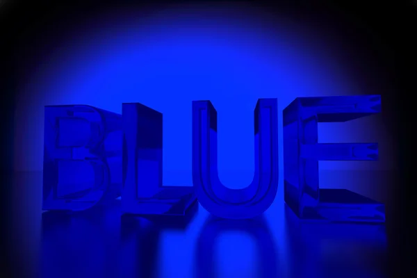 Mavi koyu arka plan üzerinde kelime