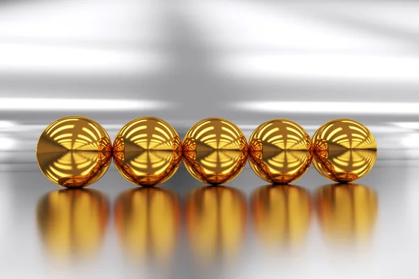 Beş Altın Top yansıtma yüzeyi