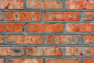 Kırmızı briks duvar eski