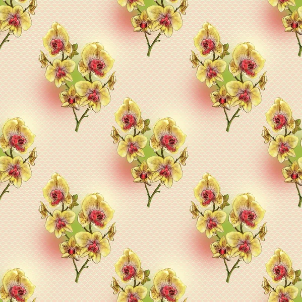 Flores Jardim Cores Pastel Aquarela Recurso Para Impressão Papel Tecido — Fotografia de Stock