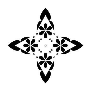 Beyaz arka planda yakın plan kıvrımlı desenler. Vektör grafiklerinin parçaları. Mücevher ve kusursuz tasarımlar yapmak için malzeme.