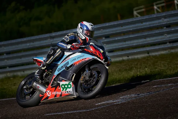 2021 Lituanie Kaunas Motogp Rider Motocycliste Dans Coin — Photo