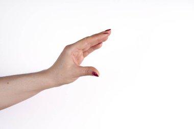 Beyaz adam yapma bla bla işareti eliyle. Boş umutlar. Muhatap için saygısızlık