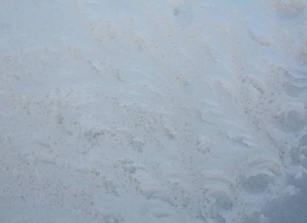 Frostiges natürliches Muster am Winterfenster — Stockfoto