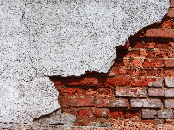 오래 된 빨간 벽돌 벽돌 — 스톡 사진