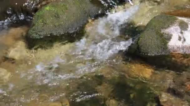 Потік води . — стокове відео