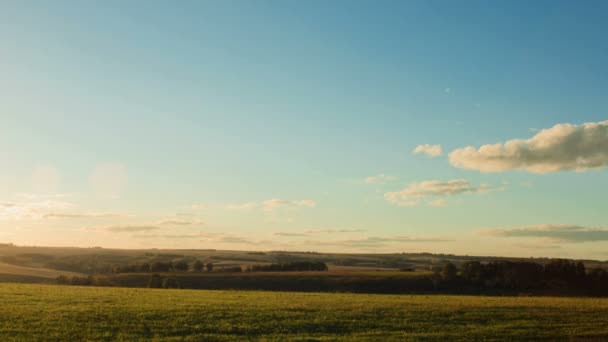 Wolken zonsondergang. — Stockvideo