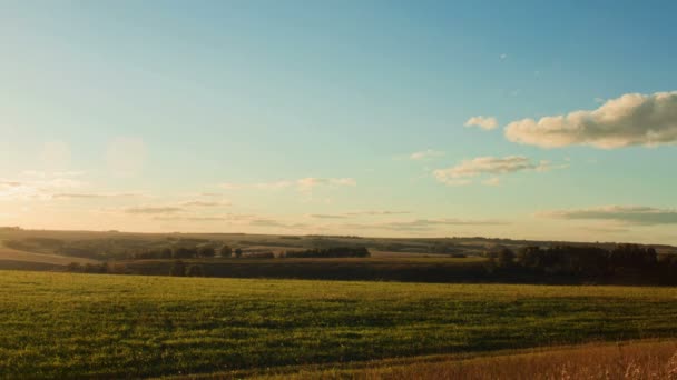 Wolken zonsondergang. — Stockvideo