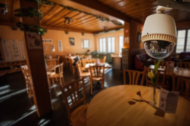 cctv kamera oturma odasında çalışma