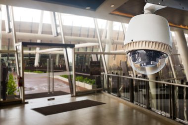 CCTV kamera cam kapı önünde çalışma