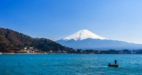 Fujisan, Гора Фудзі подання від озера Kawaguchiko, Японія — стокове фото