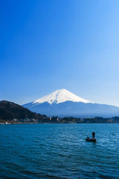 Fujisan, Гора Фудзі подання від озера Kawaguchiko, Японія — стокове фото