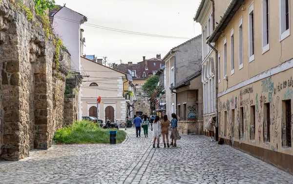 Cluj Napoca Transylvania Romania Iunie 2021 Clădiri Centrul Orașului Iunie — Fotografie, imagine de stoc