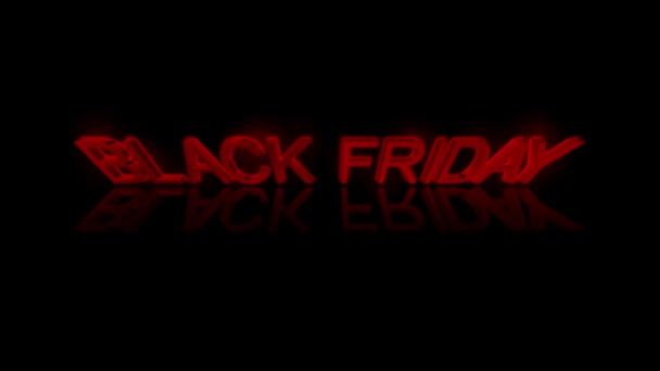 Alta Qualidade Black Friday Vendas Conceito Animação Fundo Resolução — Vídeo de Stock