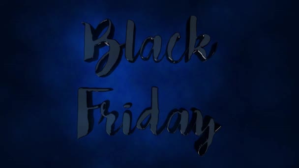 Hoge Kwaliteit Black Friday Verkoopconcept Animatie Achtergrond Resolutie — Stockvideo