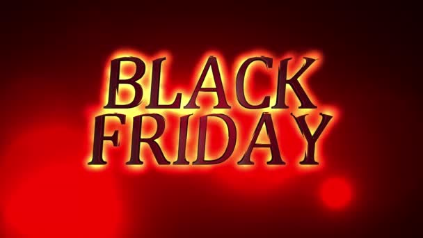 High Quality Black Friday Sales Concept Animation Background Resolution — Stock Video
