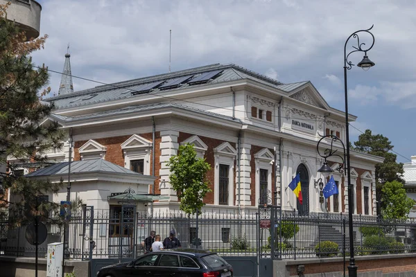 Κραϊόβα Ντόλι Ρουμανία Μαΐου 2022 Έδρα Της Εθνικής Τράπεζας Στην — Φωτογραφία Αρχείου