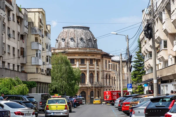 Craiova Condado Dolj Rumania Mayo 2022 Vista Del Colegio Nacional —  Fotos de Stock