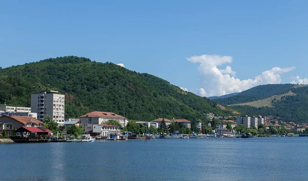 Orsova Rumania Junio 2022 Vista Frente Mar Del Danubio Ciudad — Foto de Stock