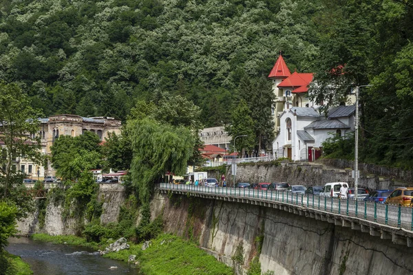 Baile Herculane Herculane Bath Rumunia Czerwca 2022 Widok Kurort Turystyczny — Zdjęcie stockowe