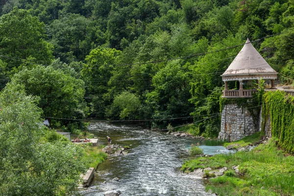 Baile Herculane Herculane Bath Rumunia Czerwca 2022 Widok Źródła Termalne — Zdjęcie stockowe