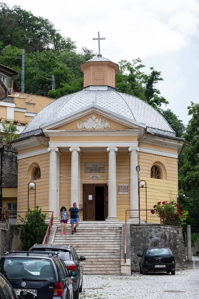 Baile Herculane Herculane Bath Romania June 2022 Roman Catholic Church — Stock Photo, Image